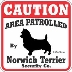 Caution コーションサインボード　ノーウィッチテリア　 アメリカ直輸入　新品未使用
