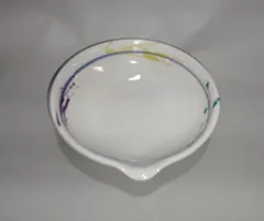 有田焼・３色ちらし片口多用鉢・新品未使用