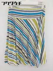 ◇ ◎ Velvet by Graham & Spencer タグ付き 膝下丈 フレア スカート サイズS ホワイト系 マルチ レディース  【1109130011500】