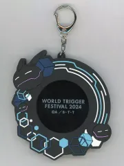 【中古】キーホルダー レプリカ型缶バッジホルダー 「ワールドトリガー フェスティバル2024」