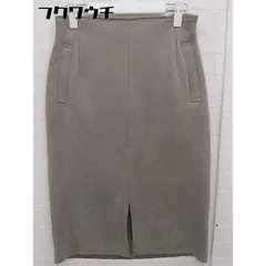 ◇ Simplicite シンプリシテェ 膝下丈 タイト ナロー スカート サイズM グレージュ系 レディース  【中古】 【1111240000114】のサムネイル