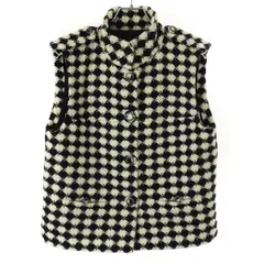 希少　CHANEL グレー ベスト 希少 CHANEL グレー ベスト