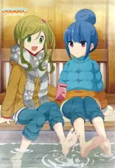 【中古】タペストリー [単品] 犬山あおい＆志摩リン 描き下ろしB2タペストリー 「PS4/Switchソフト ゆるキャン△ Have a nice day! あみあみ限定特典付き通常版＆限定版 amiamiパック」 同梱特典