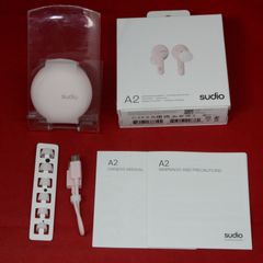 Sudio A2 完全ワイヤレスイヤホン アクティブノイズキャンセリング ピンク