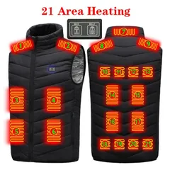 21エリア発熱 電熱ベスト ヒーターベスト USB給電式 3段階温度調節 前後独立温度設定可能 暖かい 防寒着 ヒートベスト 電熱 発熱 加熱 温度調整 通勤通学 男女兼用 秋冬用 洗濯可 冷え性対策  brlai01