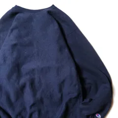 90's USA製 チャンピオン 目無し リバースウィーブ スウェット 紺 (XXL) ネイビー リバース スエット 90年代 アメリカ製 旧タグ オールド アメリカ古着 USED ビンテージ ヴィンテージ