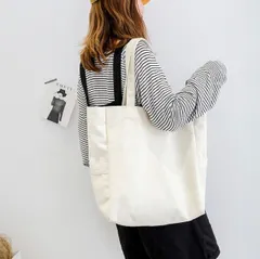 トートバッグ トート 肩掛け ホワイト キャンバス帆布 ナチュラル 大容量鞄 ユニセックス マザーズバッグ ミニトートバッグ ショルダーバッグ tote 手提げバッグ 無地 大人  頑丈 旅行 マチ広 通勤通学 軽量 エコバッグ サブバッグ ママバッグ