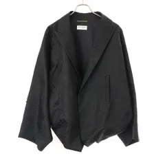 SAINT LAURENT PARIS サンローラン パリ 22SS Kimono Jacket ジャガードキモノジャケット 679698 Y1E24 ブラック 50のサムネイル
