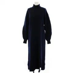 【美品】エンフォルド ウール カシミヤ ニットワンピース アシメ 変形 ロング FRAY I.D（フレイアイディー）の「ウールカシミヤアシメリブ