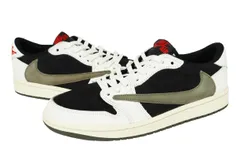 ナイキ NIKE ×Travis Scott トラヴィススコット WMNS AIR JORDAN 1 LOW OG SP Medium Olive ウィメンズ エアジョーダン1 ロー ミディアム オリーブ DZ4137-106 ☆AA★▲■250525