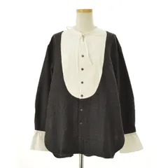 【MANON】PIN TUCK RIBBON BLOUSE ピンタックリボンブラウス長袖ブラウスのサムネイル