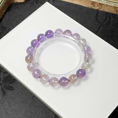 天然石 ブレスレット ヒマラヤ水晶 シトリン アメジスト マルチカラー