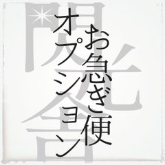 お急ぎ便オプション着物用