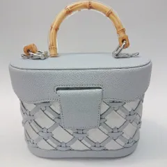 ◇ CHARLES＆KEITH コンパクト ハンドバッグ ライトブルー レディース E  【1301260033432】