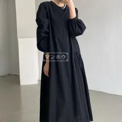 ワンピース マキシワンピース レディース 春 秋 長袖 ボリューム袖 ロング丈 ロングワンピース 高見え マタニティ ゆったり 大きいサイズ きれいめ シャツ フレアワンピース 無地 xiaomn01