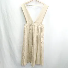 ◇ ⊂ PairPair ペアペア サロペット風 ロング ワンピース サイズF ベージュ レディース E  【1502060009942】のサムネイル
