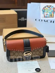 【今日特価】Coach Georgie Messenger Bag - コーチ ジョージー メッセンジャーバッグ～カラーブロック × リベットデザイン、3way 使い方が魅力的～送料無料-WTO輸入2