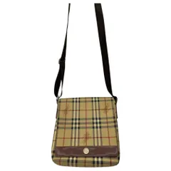 ◆◆BURBERRY LONDON バーバリーロンドン ショルダーバッグ　ノバチェック　PVC　塩ビ　ベージュ系 T-04-01 ベージュのサムネイル