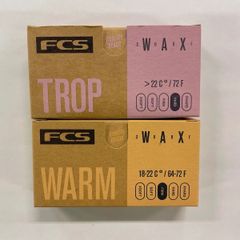 FCS サーフィンワックス 【真夏用×1＋夏秋用×1】