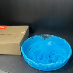 ガラス工芸家 岩田糸子作 茶のうつわ 茶碗 共箱 V 9179