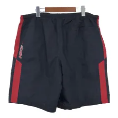 00年代 NIKE ナイキ ナイロン ショートパンツ スポーツ ブラック(メンズ XL)中古 古着 T9389