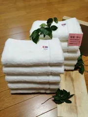 今治ブランド　フェイスタオル10枚　ホワイト　34x80cm