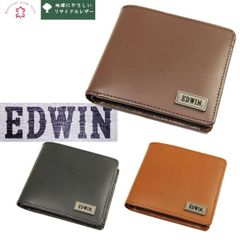 EDWIN Men's Bi-fold Wallet, Bonded Leather, Foldable, Commuting, Leather Goods, Men's Wallet, Bi-fold Wallet, Brand, Genuine Leather, Folding Wallet, Men's Folding Wallet 0510745