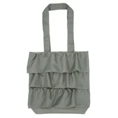 ☆ ライトグレイ ☆ フリルトート トートバッグ フリル A4 レディース かわいい バッグ バック フリルバッグ かばん カバン 軽い きれいめ ショルダーバッグ 肩掛け コンパクト PAL パル おしゃれ オシャレ ショルダー 大人 学生 シンプル 可愛い