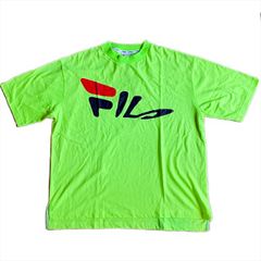 FILA / MELT LOGO T-Shirts / Yellow / Mens