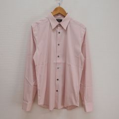 junhashimoto シャツ 長袖 長袖シャツ ピンク シルバーボタン - メルカリ