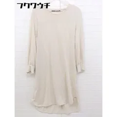 ◇ EDITION エディション TOMORROWLAND 長袖 膝丈 ワンピース サイズ38 アイボリー レディース 【中古】 【1105100018753】