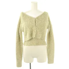 チコ Chico 二点セット ラメベアカーデSET カーディガン キャミソール F ベージュ ゴールド色 /CX ■GY53