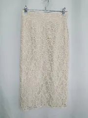 ◇ ⊂ NATURAL BEAUTY BASIC ロング丈 タイト スカート サイズXS ベージュ系 レディース E  【1409100059434】