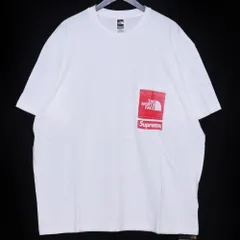 未使用 SUPREME × THE NORTH FACE Printed Pocket Tee XLサイズ ホワイト NT02309I