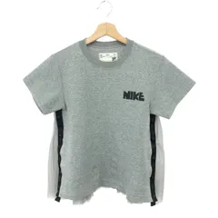 SACAI NIKE バックプリーツTシャツ グレー半袖シャツ sacai x NIKE サカイ ナイキ バック プリーツ TシャツM - メルカリ