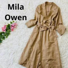 Mila Owen　レディース　上質　スプリング　リネン　コート　レーヨン