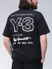 Y-3 (ワイスリー) バックロゴプリント クルーネック 半袖 Tシャツのサムネイル
