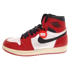 NIKE (ナイキ) 94年復刻 AIR JORDAN 1 HIGH CHICAGO エアジョーダン1ハイ シカゴ ハイカットスニーカー ホワイト/レッド/ブラック US9/27cm 130207-101のサムネイル