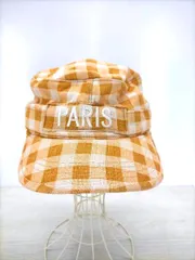 ビューティフルピープル beautiful people PARIS 刺繍 チェック柄リネンキャップ レディース FREE のサムネイル