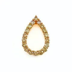 GSTV k18サファイアミステリーセッティングハートペンダントトップ新品未使用 GSTV k18サファイアミステリーセッティングハートペンダント