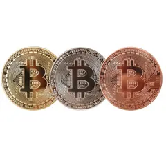 ビットコイン Bitcoin ゴルフマーカー ギフト レプリカ 仮想通貨 コイン
