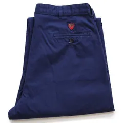 90s POLO GOLF ラルフローレン CLASSIC GOLF PANT ツータック コットンパンツ 紺 W35★オールド クラシック ゴルフ チノパン スラックス