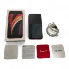 ◯ アップル Apple iPhone SE 第2世代 64GB MHGR3J/A プロダクトレッド バッテリー残量83% 防沫 耐水 防塵性能 720-2520