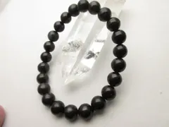 【シュンガイトブレスレット】/size(約16cm)/《地球上で唯一の天然フラーレンを含む、奇跡の癒やし石》/1531t52