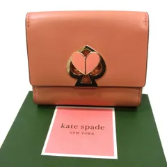 ✨ 極美品✨Kate spade ケイトスペード 二コラツイストロック　二つ折り ◇kate spade ケイトスペード 二つ折り財布 二コラ ツイスト