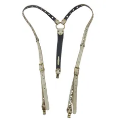 HYSTERIC GLAMOUR ヒステリックグラマー × BALTAZAR バルタザール スタッズ サスペンダー オフホワイト系 ブラック系【中古】のサムネイル