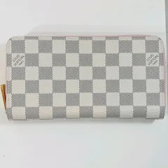 LOUIS VUITTON✨ ジッピーウォレット ダミエ 白 ラウンドファスナー ルイヴィトン ダミエ 白 ジッピーウォレット 長財布 ラウンド