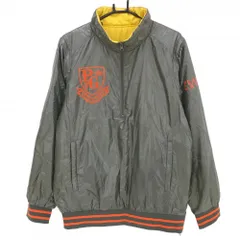 パーリーゲイツ 中綿リバーシブルブルゾン カーキ×レッド系 スニード ハーフジップ メンズ 6(XL) ゴルフウェア PEARLY GATES