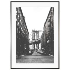 アメリカ写真 ブルックリン・ブリッジ  インテリアアートポスター写真額装 AS0725