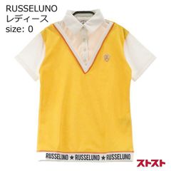訳有 未使用 ラッセルノ ルチャ＆クロス 半袖ボタンダウンポロシャツ